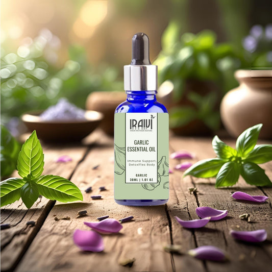 Garlic Essential Oil Bottle – Iraivi Organics Pure Essential Oil
