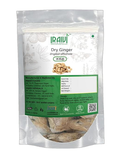 IRAIVI Premium Dry Ginger | Sukku | Pure & Natural by Iraivi Organics - Iraivi Herbals