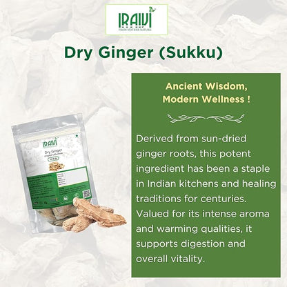 IRAIVI Premium Dry Ginger | Sukku | Pure & Natural by Iraivi Organics - Iraivi Herbals