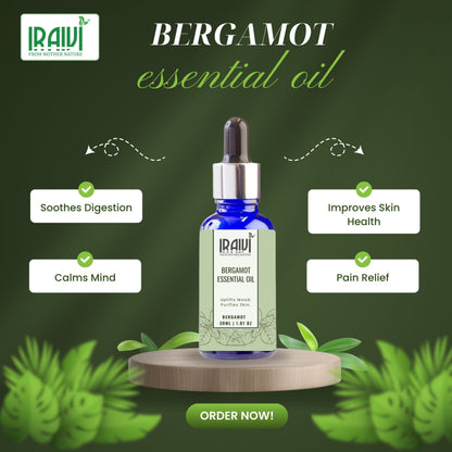 Bergamot Essential Oil Bottle – Iraivi Organics Pure Essential Oil