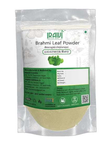 Iraivi Brahmi Powder 100g for Memory & Focus