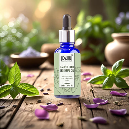 Carrot Seed Essential Oil Bottle – Iraivi Organics Pure Essential Oil