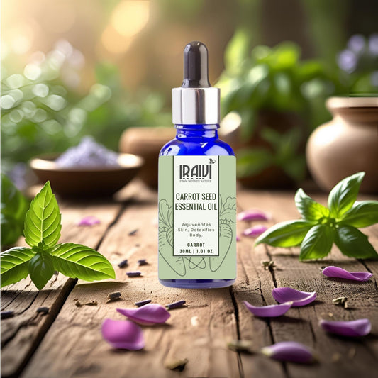 Carrot Seed Essential Oil Bottle – Iraivi Organics Pure Essential Oil