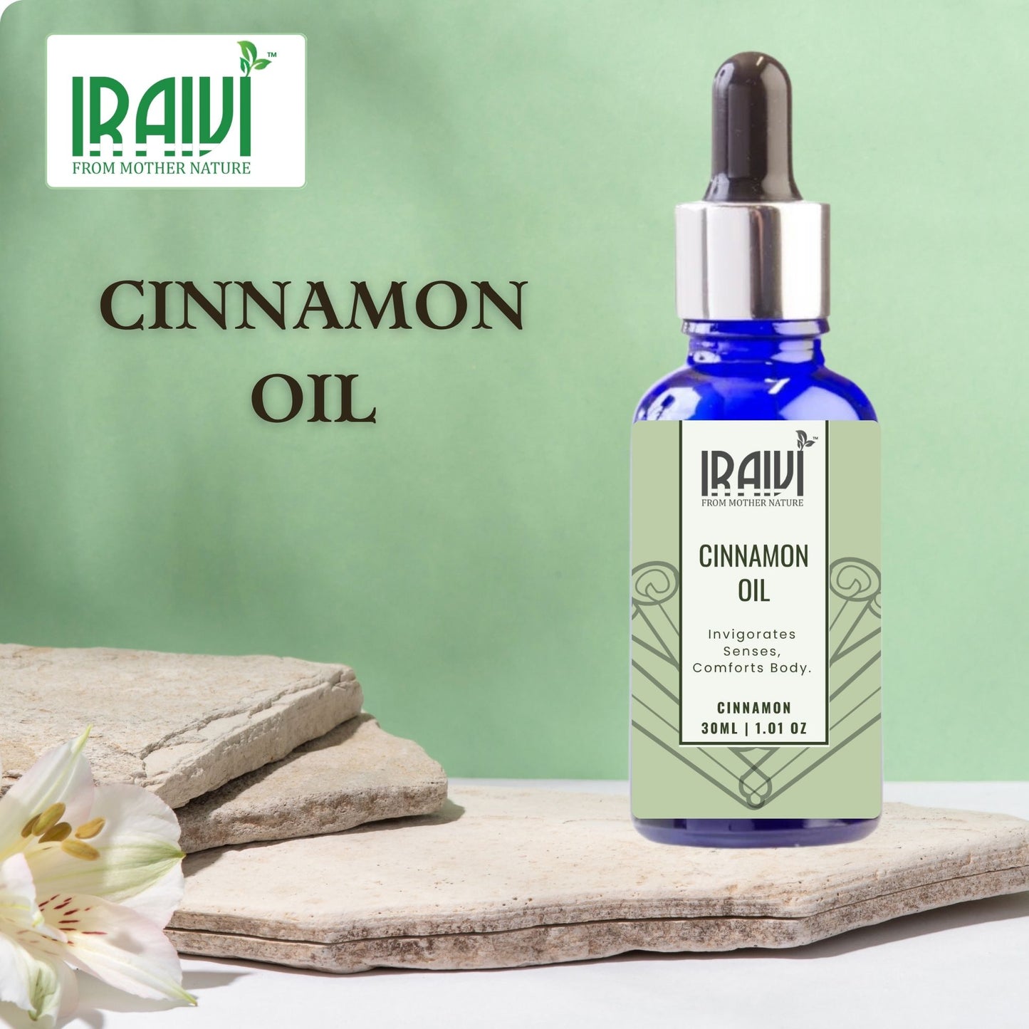Cinamon Essential Oil Bottle – Iraivi Organics Pure Essential Oil