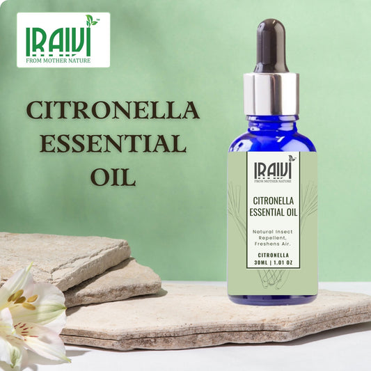 Citronella Essential Oil Bottle – Iraivi Organics Pure Essential Oil