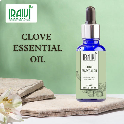 Clove Essential Oil Bottle – Iraivi Organics Pure Essential Oil