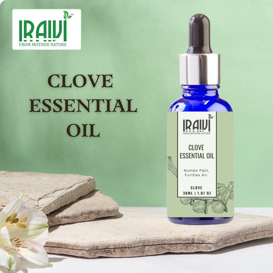 Clove Essential Oil Bottle – Iraivi Organics Pure Essential Oil