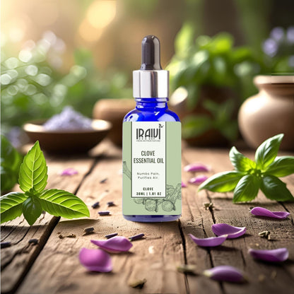 Clove Essential Oil Bottle – Iraivi Organics Pure Essential Oil