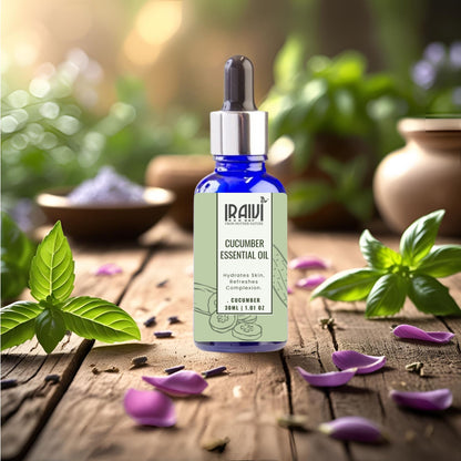 Cucumber Essential Oil Bottle – Iraivi Organics Pure Essential Oil