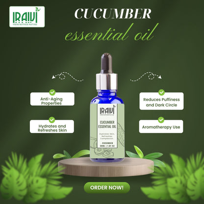 Cucumber Essential Oil Bottle – Iraivi Organics Pure Essential Oil