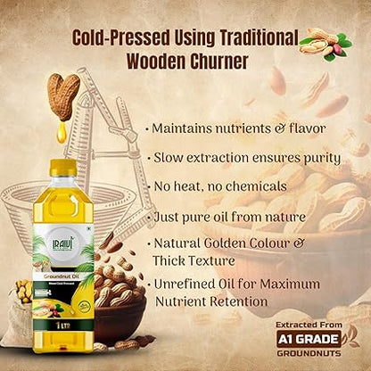 Healthy Indian Cooking Oil – Cold Pressed Groundnut by Iraivi