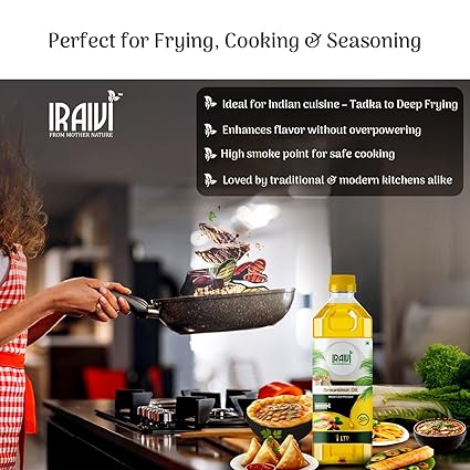 Cold Pressed Groundnut Oil 1L Bottle – Iraivi Organics
