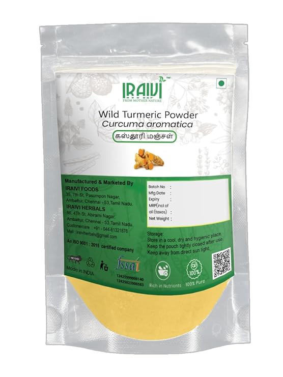 Wild Turmeric Powder for Skin – Iraivi Herbals