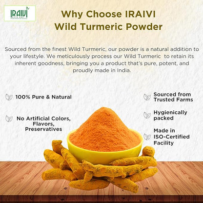 Wild Turmeric Powder for Skin – Iraivi Herbals