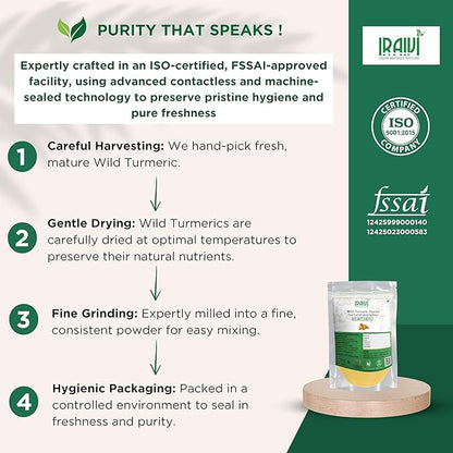 Wild Turmeric Powder for Skin – Iraivi Herbals