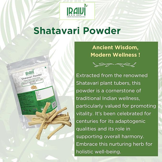 100% Pure Ayurvedic Shatavari Powder – Iraivi Organics