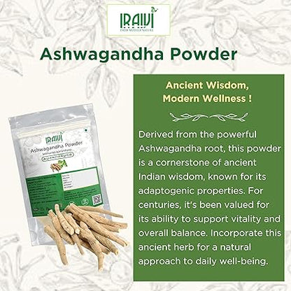 Iraivi Organic Ashwagandha Powder 100g – Amukkara Kizhangu