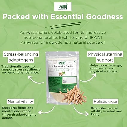 Iraivi Organic Ashwagandha Powder 100g – Amukkara Kizhangu