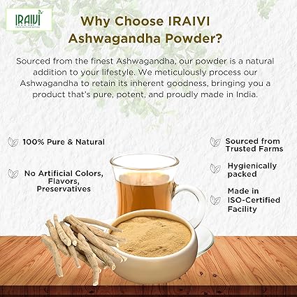 Iraivi Organic Ashwagandha Powder 100g – Amukkara Kizhangu