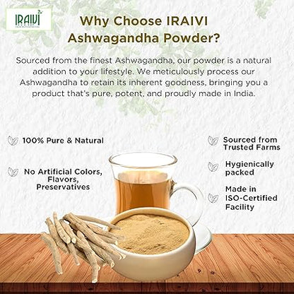 Iraivi Organic Ashwagandha Powder 100g – Amukkara Kizhangu