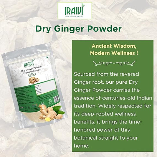 Iraivi Premium Dry Ginger Powder 100g – Sukku Sonth Sonti for Digestion and Spice Use
