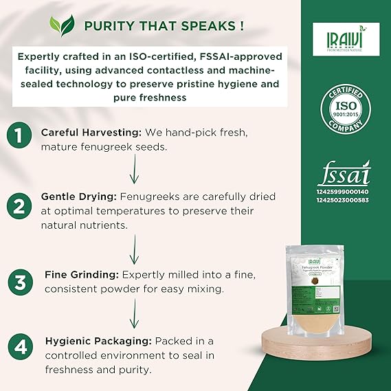 Iraivi Premium Fenugreek Powder 100g – Methi Vendayam for Digestion, Hair & Cooking
