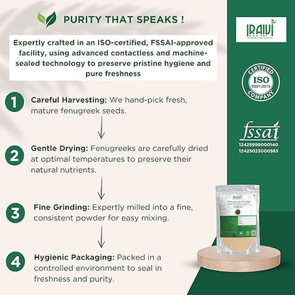 Iraivi Premium Fenugreek Powder 100g – Methi Vendayam for Digestion, Hair & Cooking
