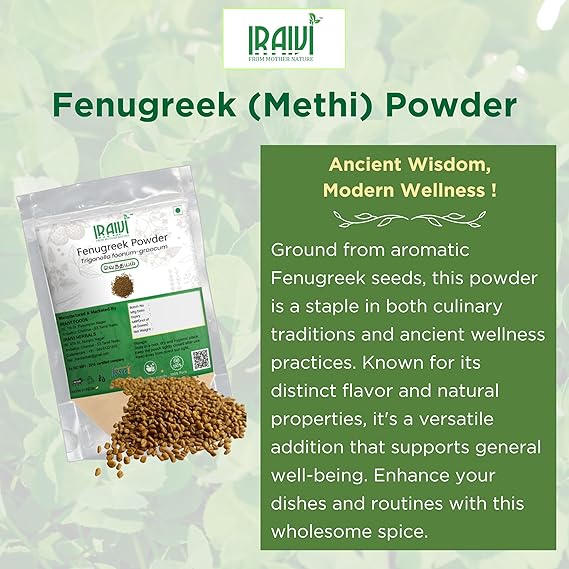 Iraivi Premium Fenugreek Powder 100g – Methi Vendayam for Digestion, Hair & Cooking

