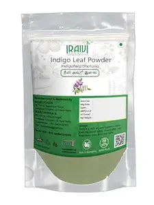 Iraivi Premium Indigo Leaf Powder 100g – Neeli Avuri for Natural Hair Coloring and Shine
