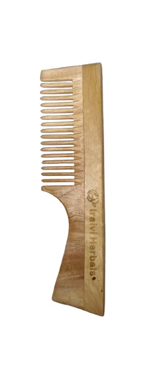 Iraivi Neem Comb Kit – Oil-Treated Wooden Combs for Hair Growth & Scalp Care (Pack of 4)
