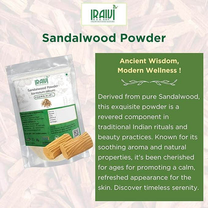 Iraivi Premium Sandalwood Powder 100g – Chandanam for Natural Skin Glow & Traditional Beauty Care
