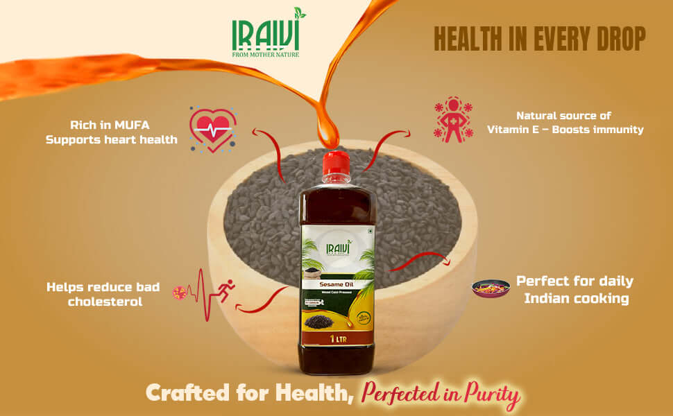 Sesame oil extracted from traditional wooden chekku mill